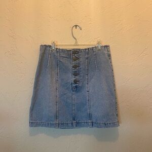 Billabong Light Blue Denim Skirt